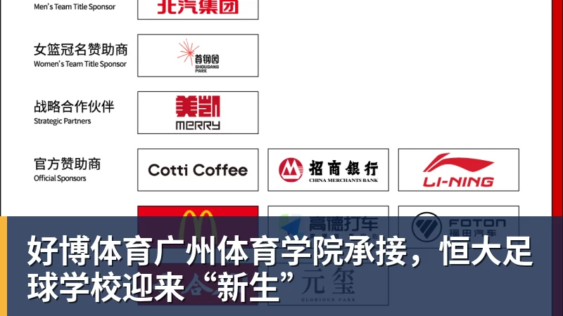 好博体育广州体育学院承接,恒大足球学校迎来“新生”